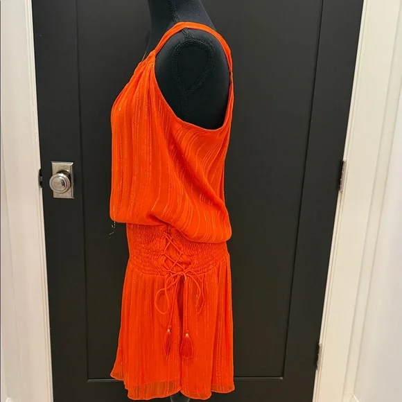 Ramy Brook Vibrant Orange Top - Picture 4 of 6